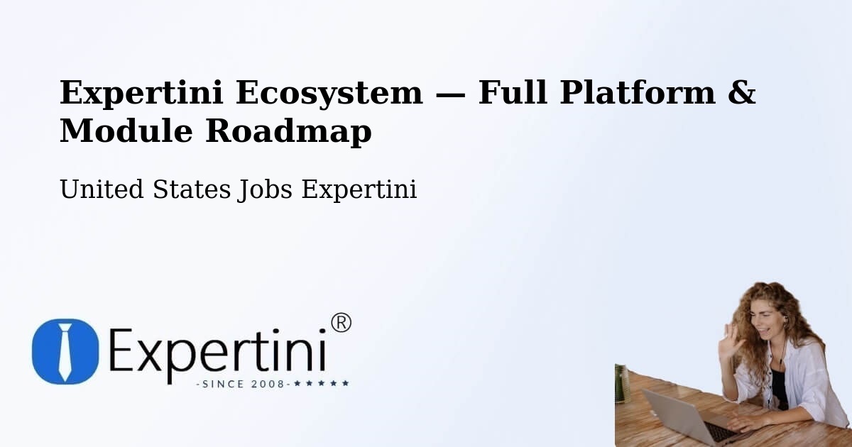 Expertini Ecosystem — Full Platform & Module Roadmap – Clearwater